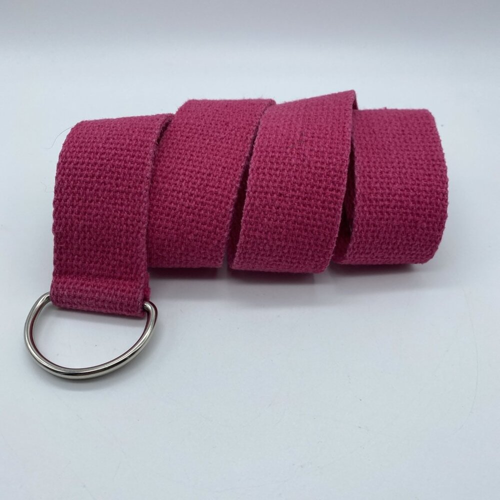 Pink D-Ring Belt Women's Size S End to End 30" - Picture 2 of 11